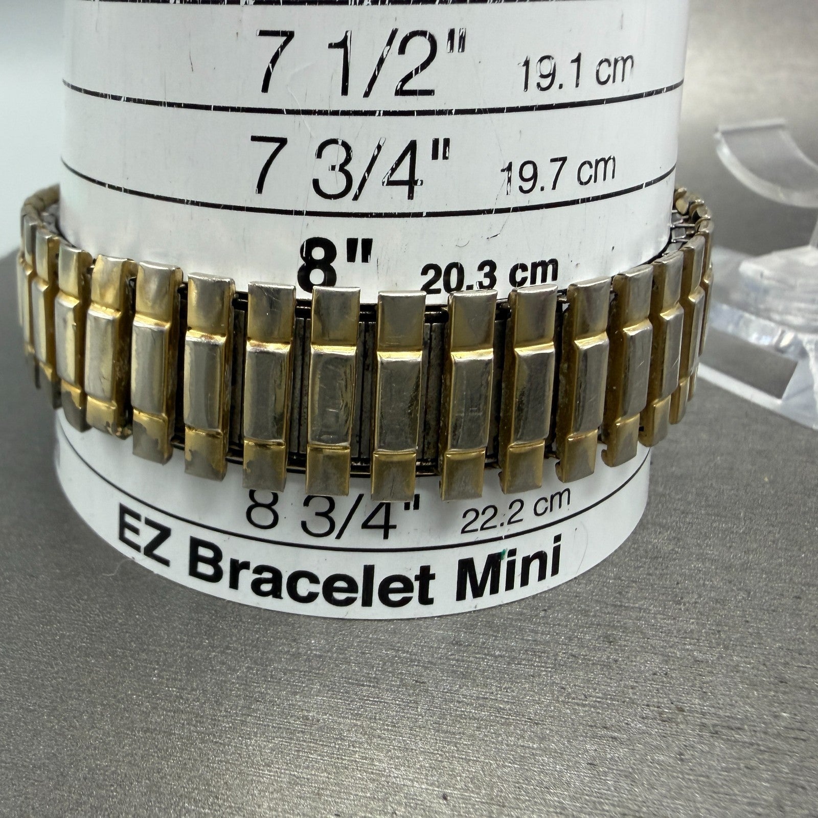 Seiko Tank Watch Men 28mm Gold Dial Gold Tone Rectangle 7N33-5028 New Battery 7610