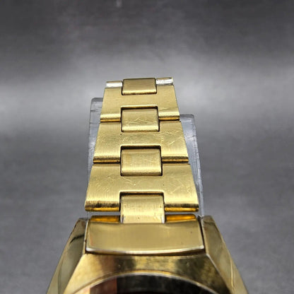 Seiko5 Automatic Watch Women 24mm Gold Dial Gold Tone Daydate 4206-0180 PARTS5
