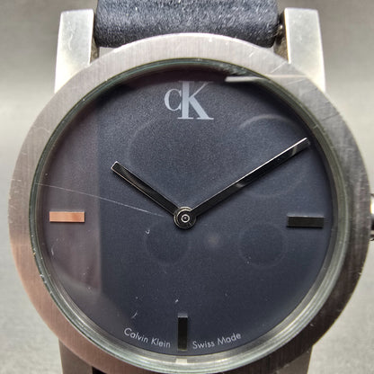 Calvin Klein Watch Men 35mm Gray Dial Silver Tone Round K7111 PARTS2