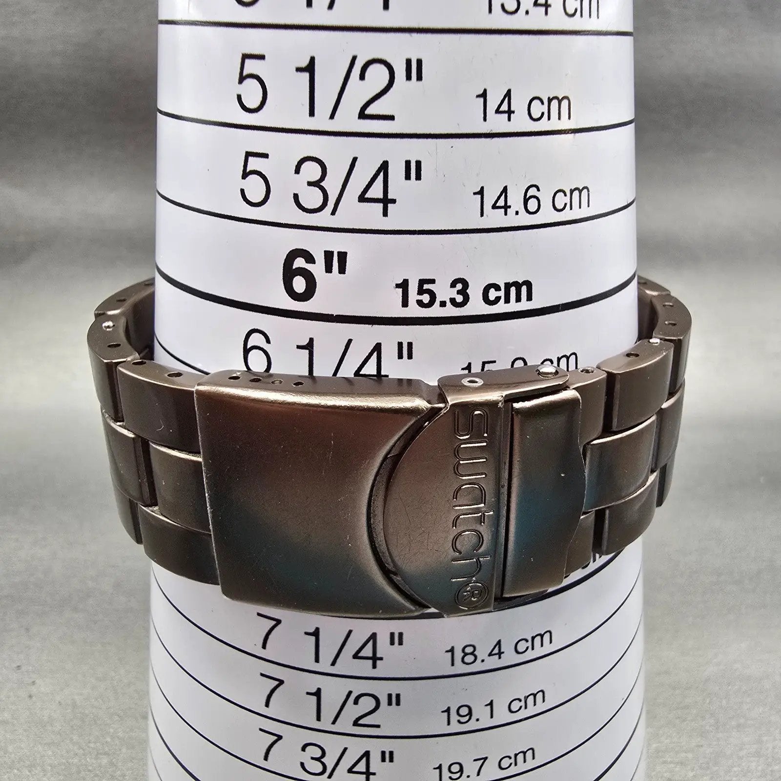 Swatch Irony Diaphane Full Blooded Watch Men 43mm Brown Chrono SVCK4042 New Batt9