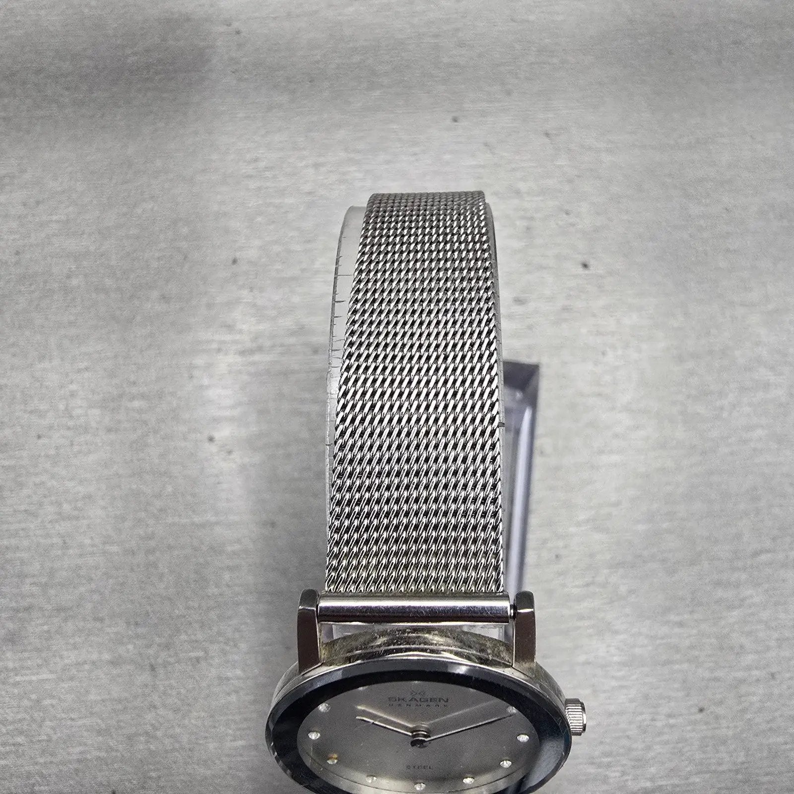Skagen Watch Women 26mm Silver Dial Silver Tone Round 39SSSD New Battery4
