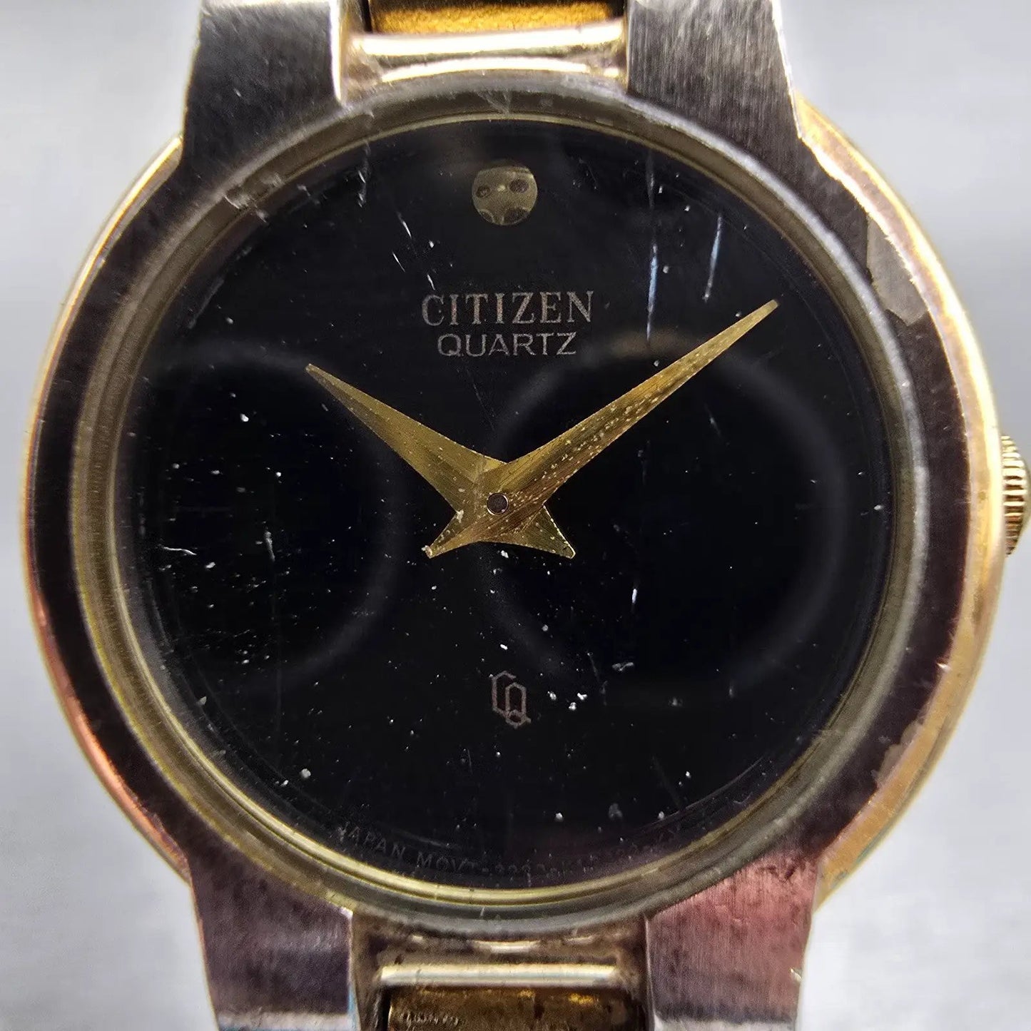 Citizen CQ Watch Women 23mm Black Dial Two Tone Round 3220-K03755 New Battery1