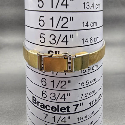 Citizen CQ Watch Women 16mm Champagne Dial Gold Tone Oval 3220-891422 New Batt9