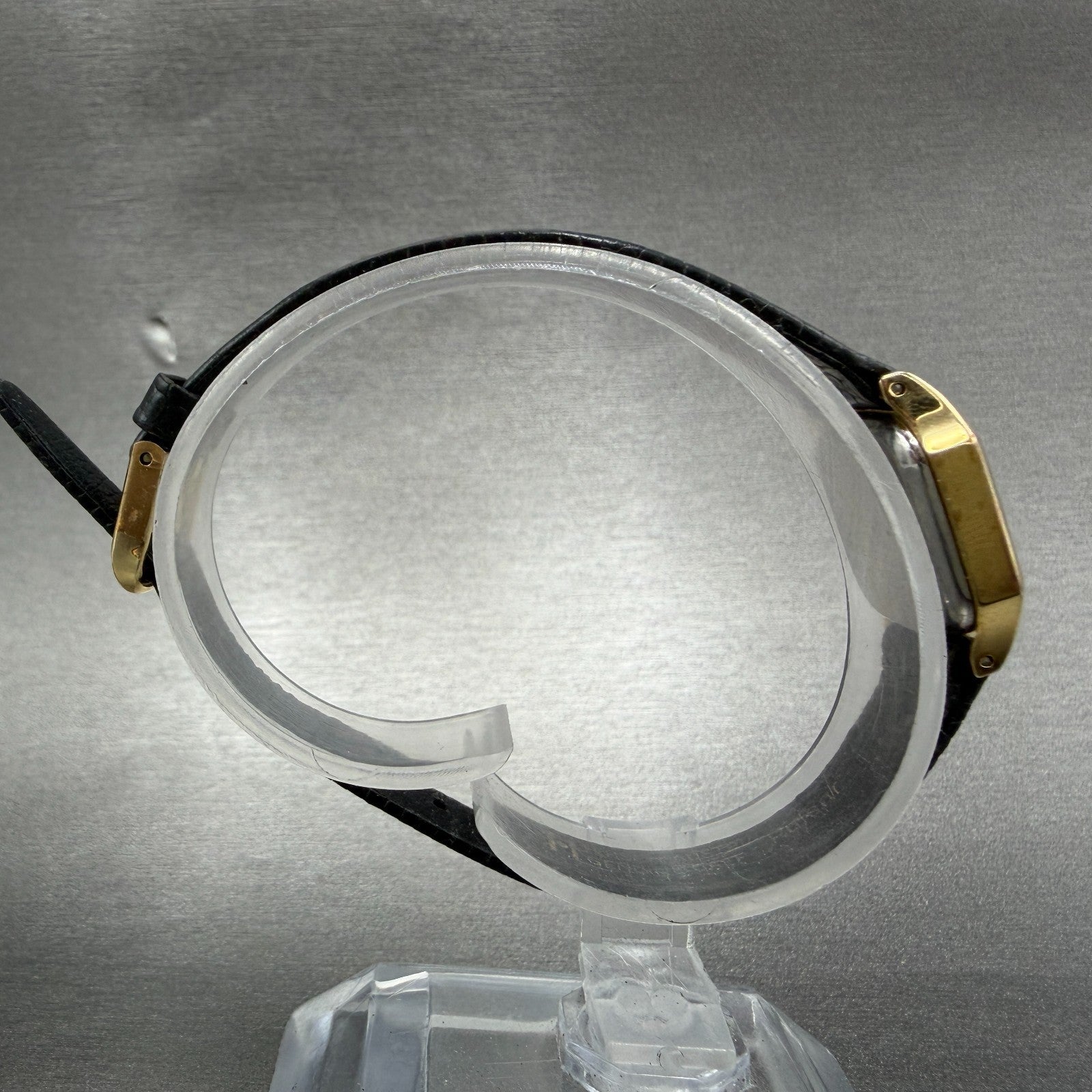 Pulsar Watch Women 16mm Silver Dial Gold Tone Octagon V232-5810 New Battery8