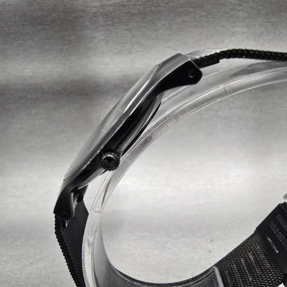 Skagen Watch Men 34mm Black Dial Black Tone Titanium Round 233LTMB New Battery2