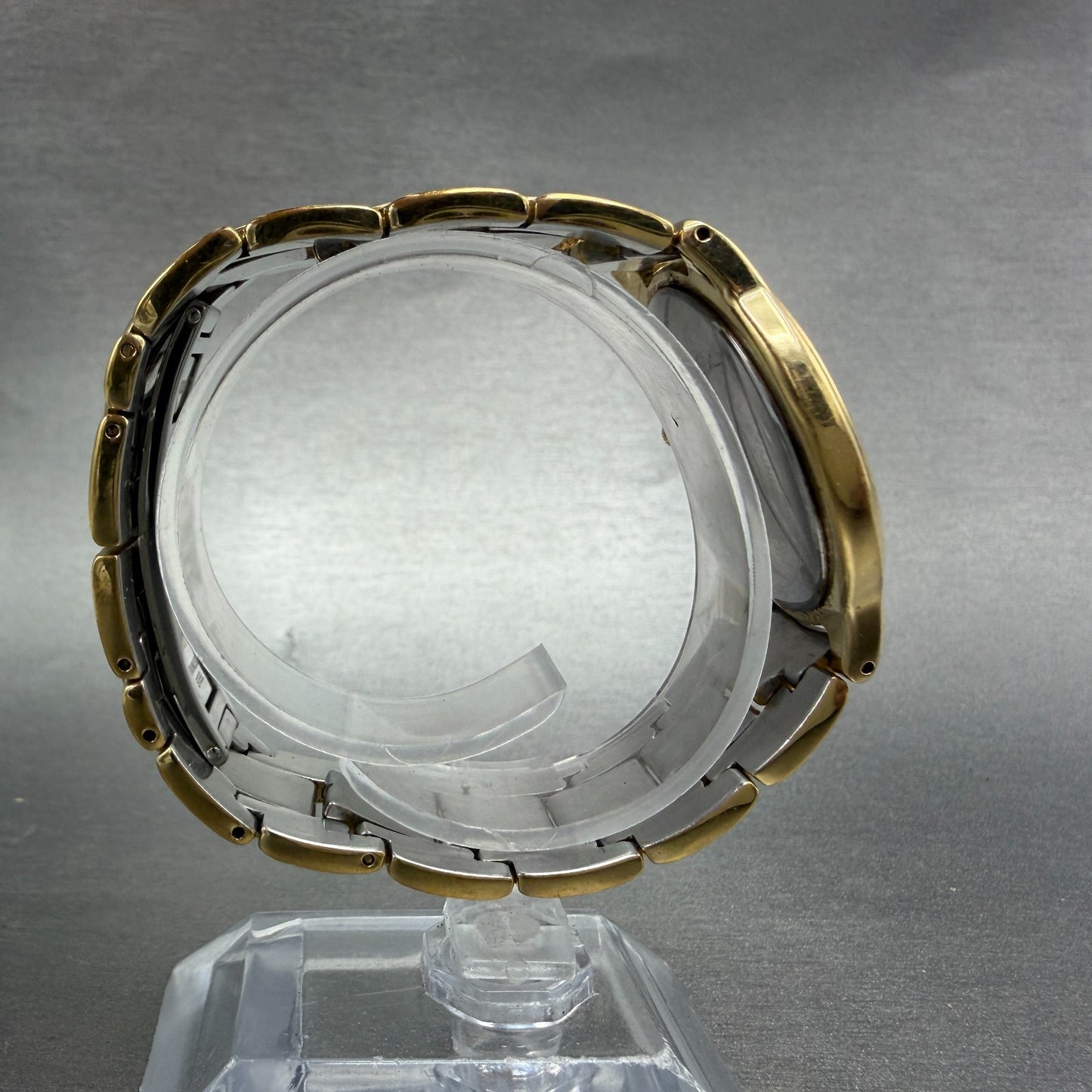 Movado Museum Watch Men 34mm Black Dial Gold Tone Round 88-E4-9885 New Battery8