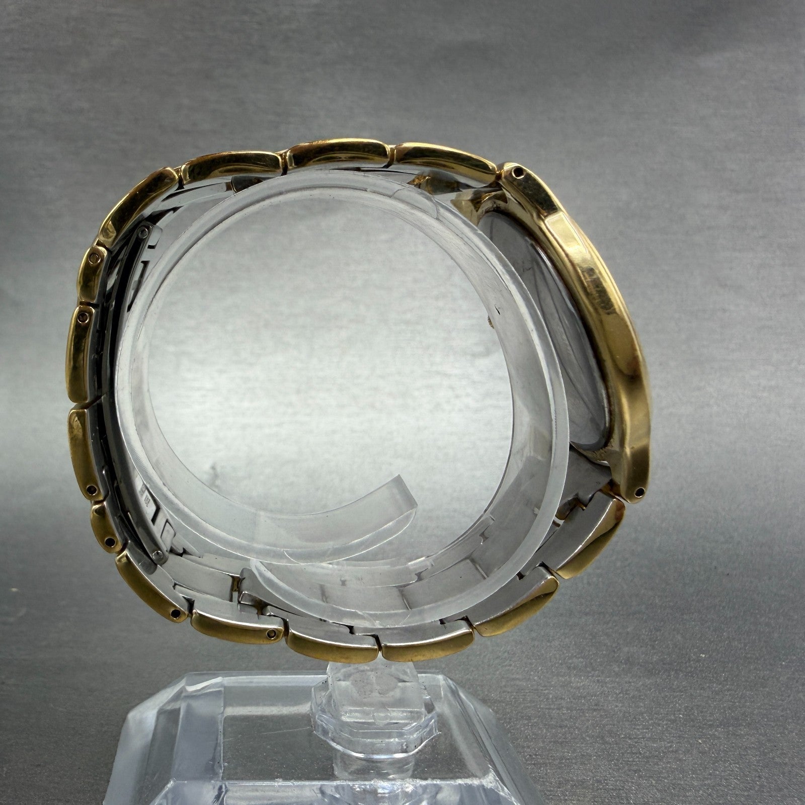 Movado Museum Watch Men 34mm Black Dial Gold Tone Round 88-E4-9885 New Battery8