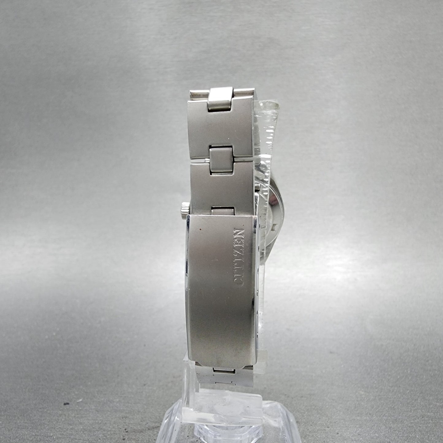 Citizen Cosmotron V2 Automatic Watch Women 25mm Silver Dial Steel Daydate Runs7