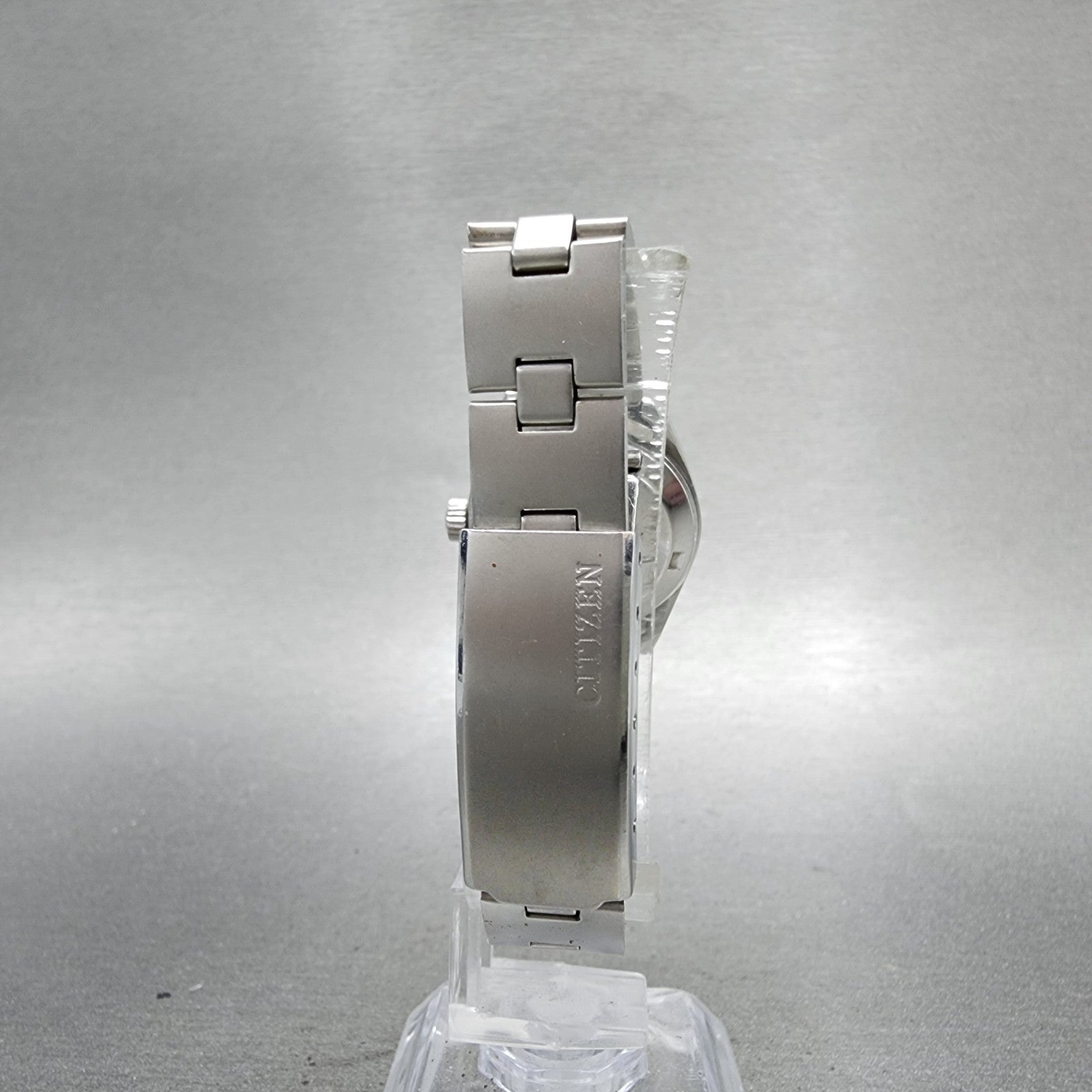 Citizen Cosmotron V2 Automatic Watch Women 25mm Silver Dial Steel Daydate Runs7
