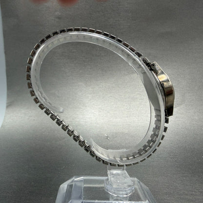 Seiko Watch Women 20mm Silver Dial Silver Tone Round 8Y21-0010  New Battery HJ78