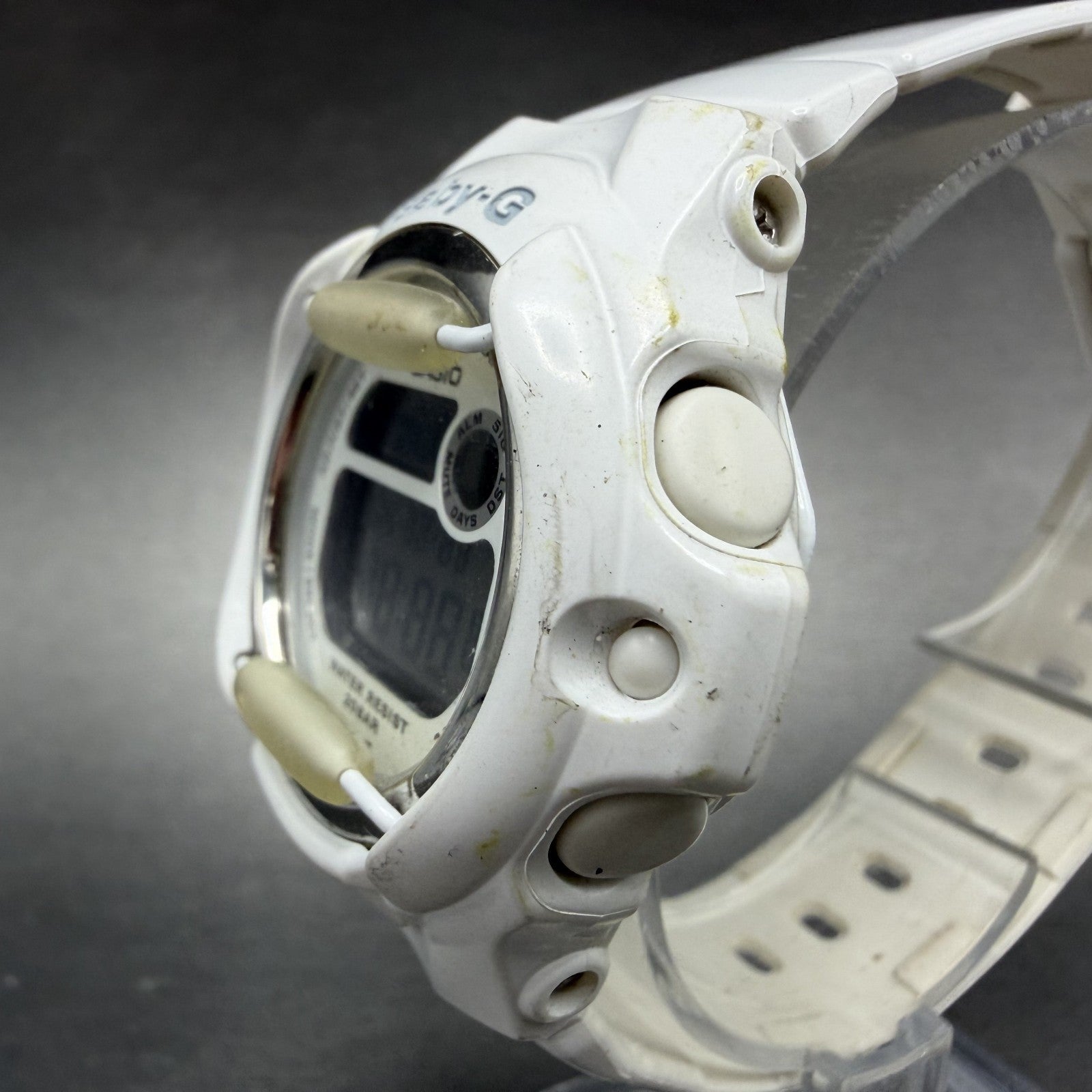 Casio Baby-G Watch Women 43mm White Digital Alarm Chronograph BG-169R New Batt2
