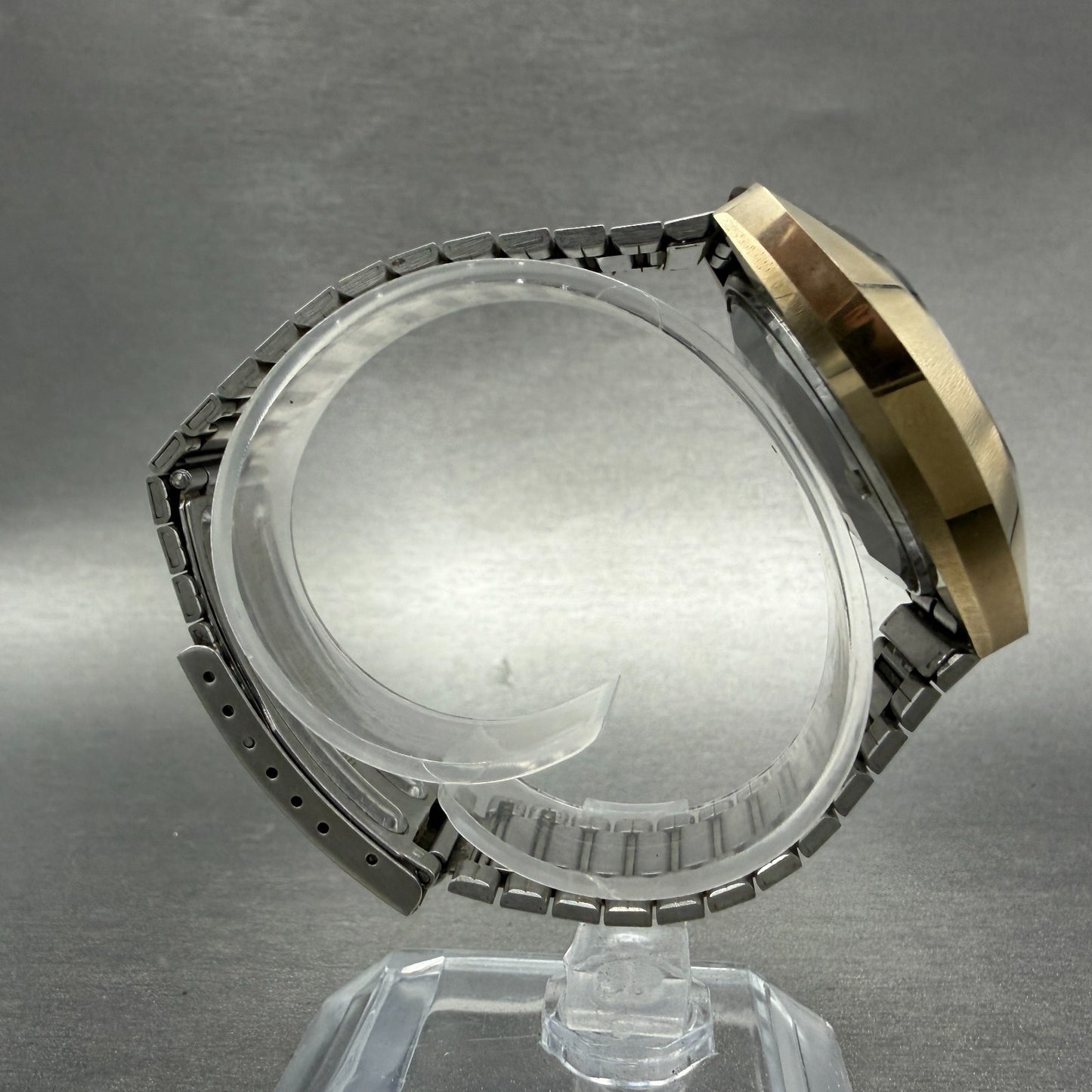 Rado Balboa V Watch Men 36mm Silver Dial Gold Tone Oval Date Automatic Runs VTG8