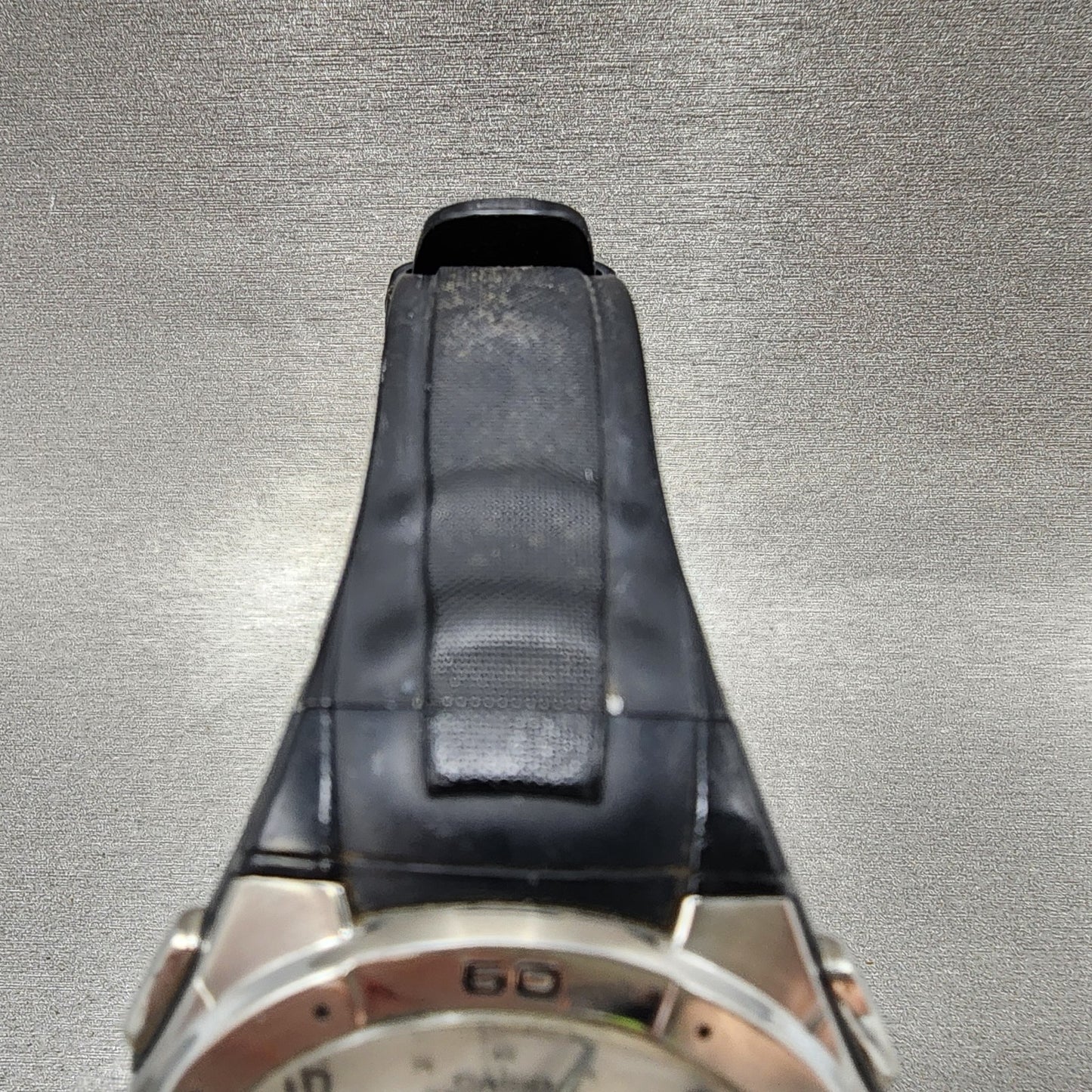 Casio Wave Ceptor Watch Men 42mm Silver Dial Silver Tone Analog Digital Solar B14
