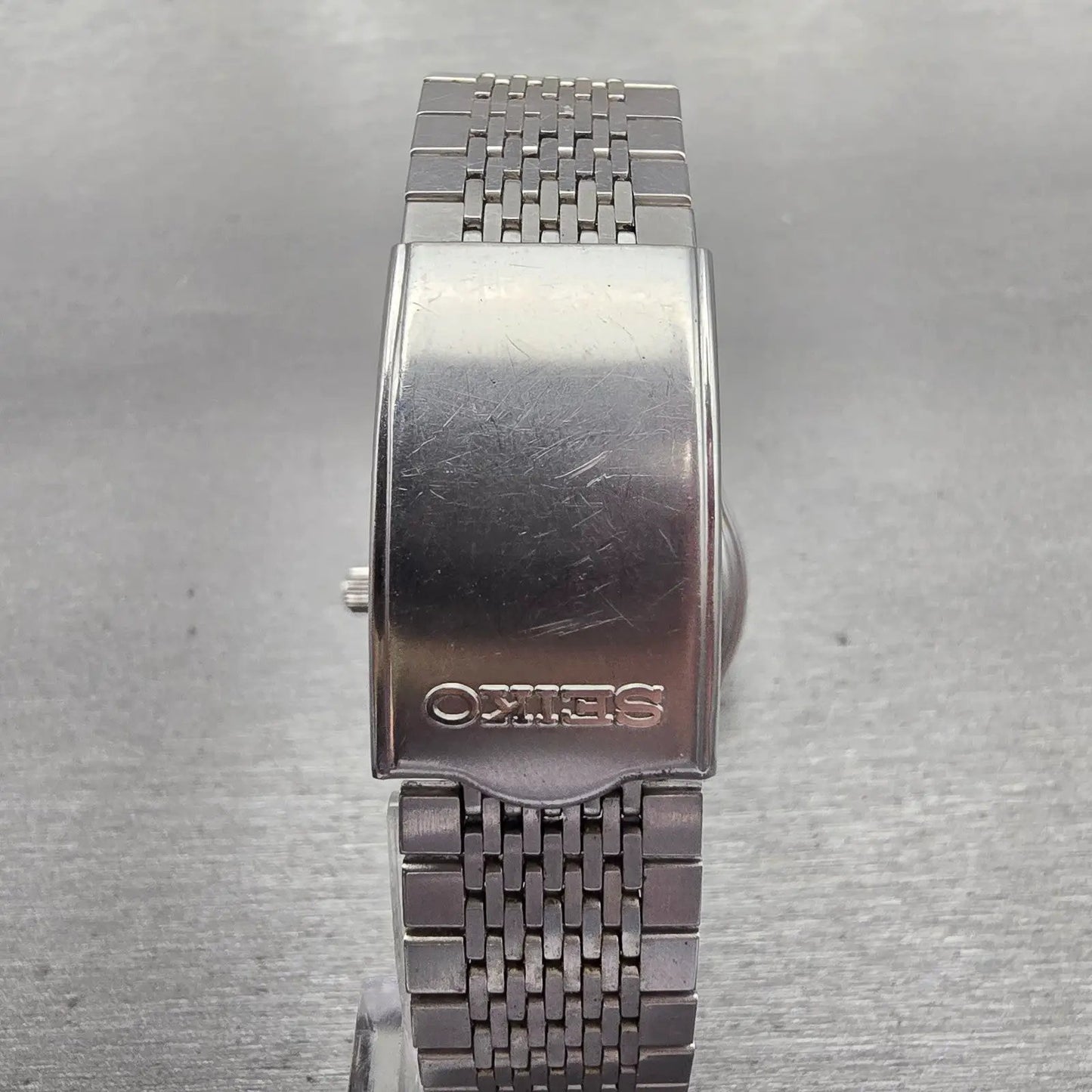 Seiko Chronos Watch Men 34mm Silver Dial Silver Tone Daydate 5H23-7D20 New Batt7