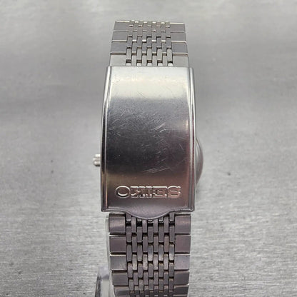 Seiko Chronos Watch Men 34mm Silver Dial Silver Tone Daydate 5H23-7D20 New Batt7