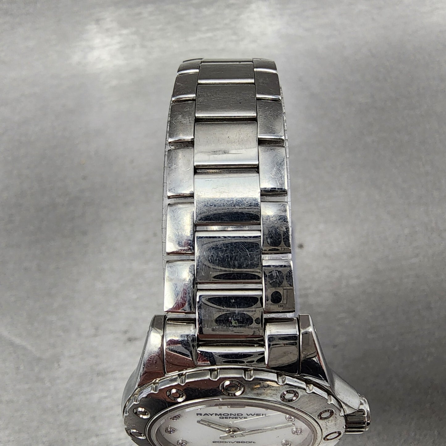 Raymond Weil Spirit Watch Women 29mm MOP Dial Diamond Accents 3170 New Battery4