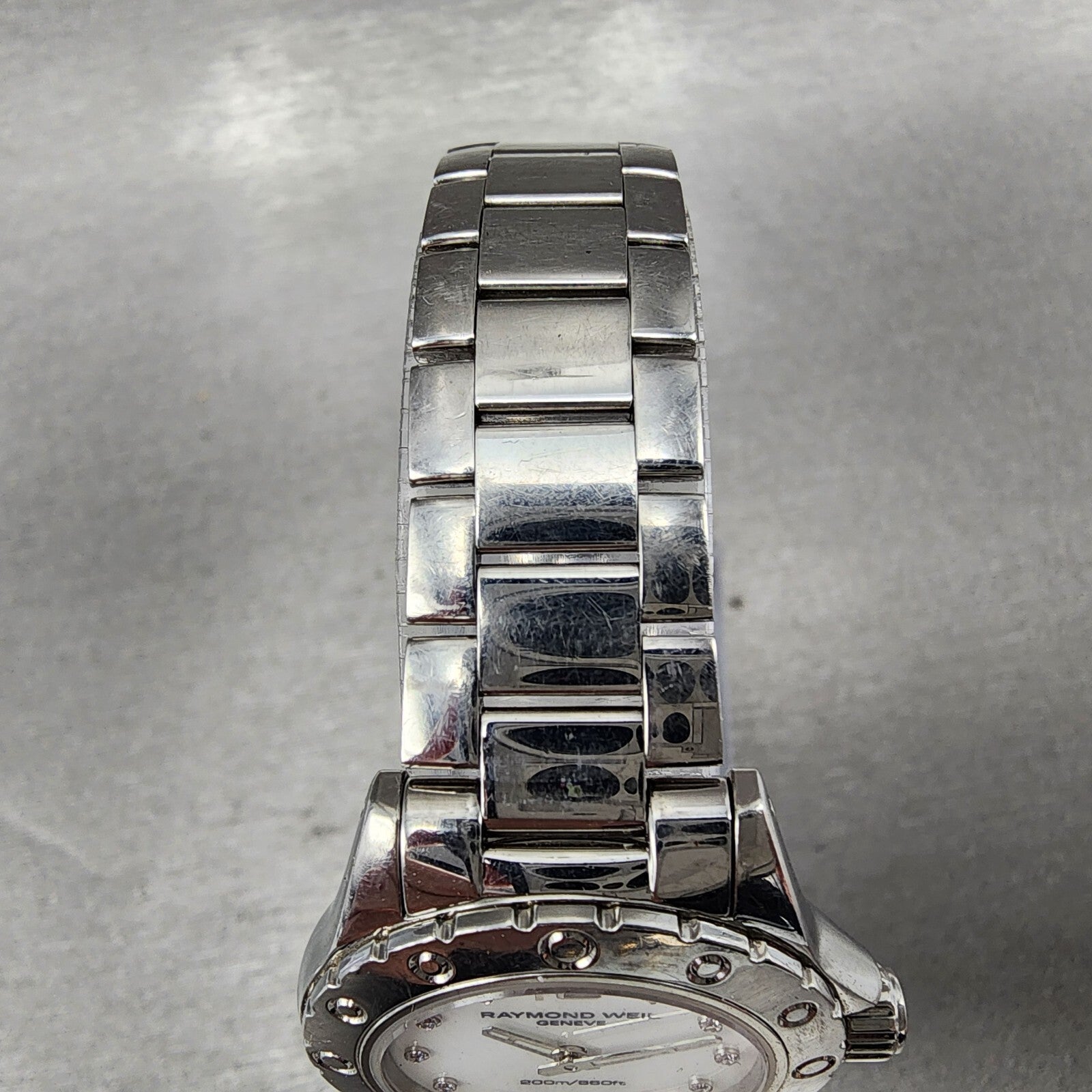 Raymond Weil Spirit Watch Women 29mm MOP Dial Diamond Accents 3170 New Battery4