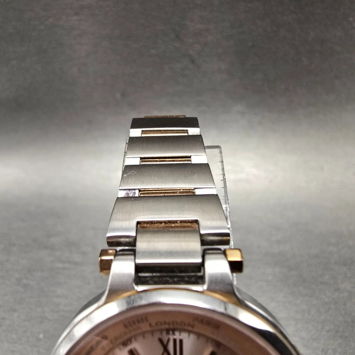 Citizen Eco-Drive Xc Watch Women 29mm Pink Dial Two Tone Date Atomic Round Works4