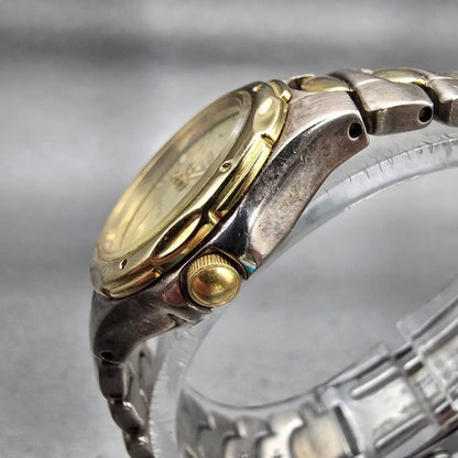 Citizen Watch Women 26mm Champagne Dial Two Tone Date 1012-S66318 New Battery2