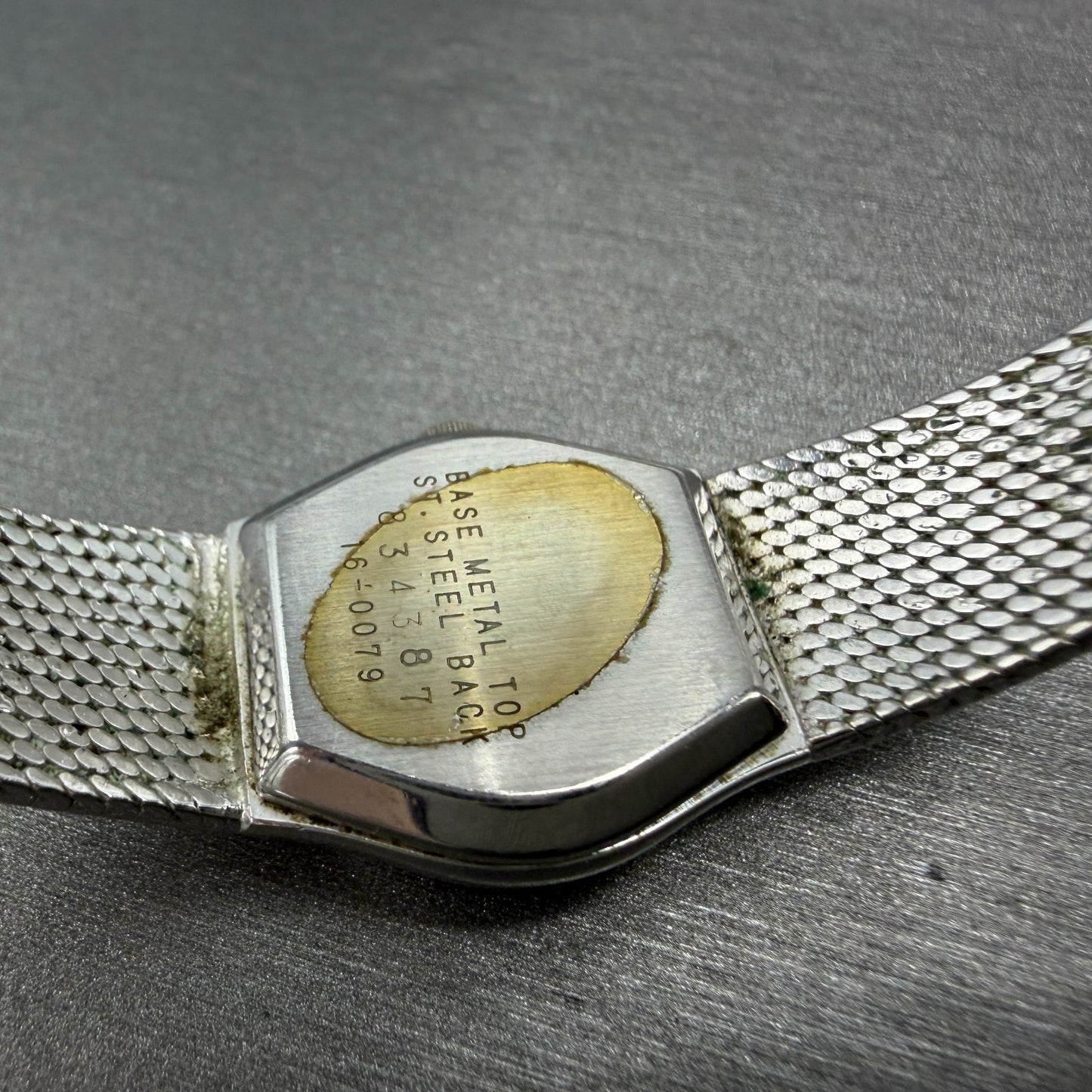 Seiko Watch Women 19mm Silver Dial Silver Tone Round 16-0079 New Battery JYYF69