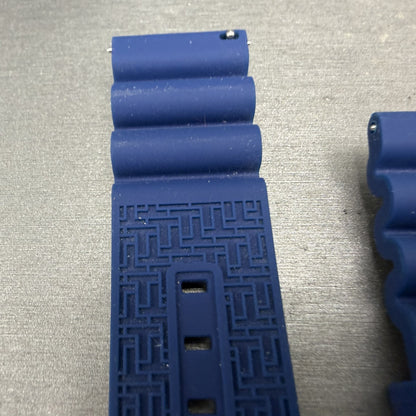 Tissot Blue Silicone Band 22mm T640.117 ZT QSQ Connected Two Piece Steel Buckle12