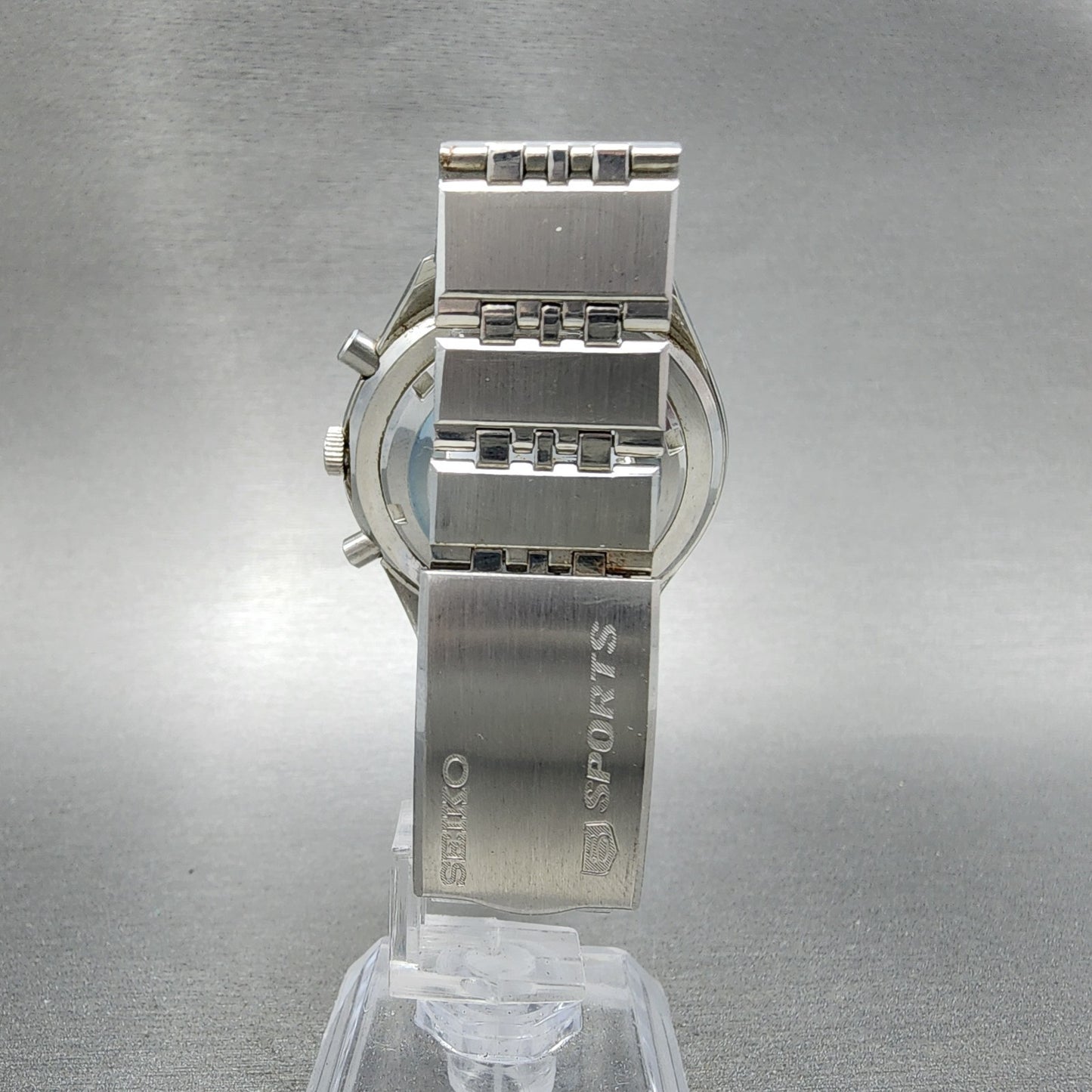 Seiko Speedtimer Holy Grail Chronograph Watch Men 41mm Blue Dial Steel Runs