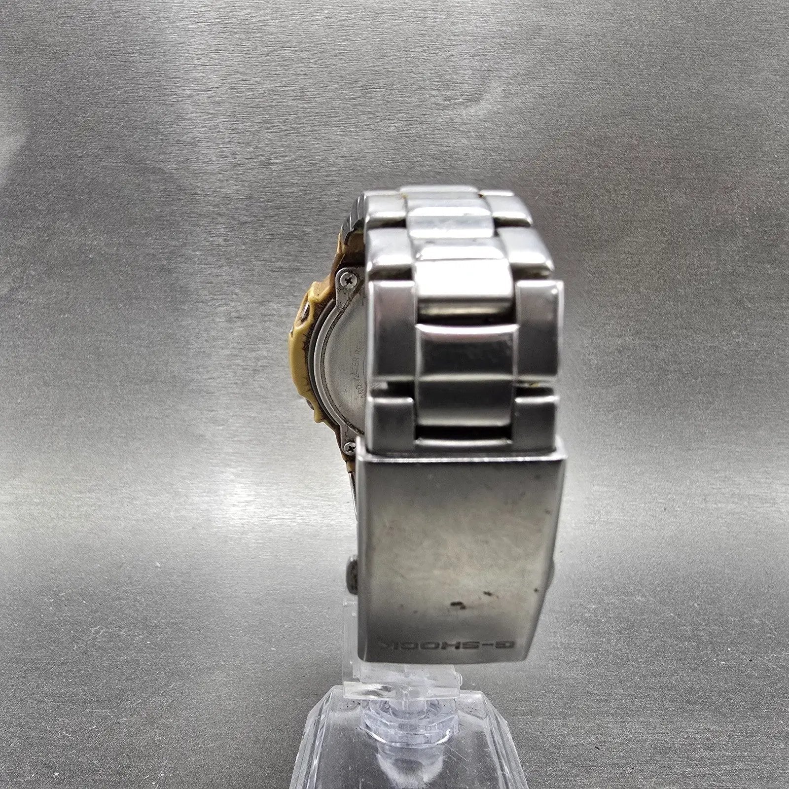 Casio G-Shock G-200 Watch Men 47mm Brown Silver Alarm Chronograph New battery7