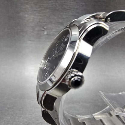 Victorinox Swiss Army Vivante Watch Women 28mm Black Dial Steel Date New Battery2