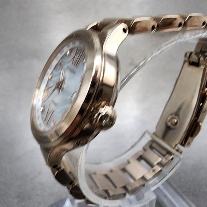 Casio Sheen SHW1700 Watch Women 26mm White Dial Gold Tone Date Round Runs2