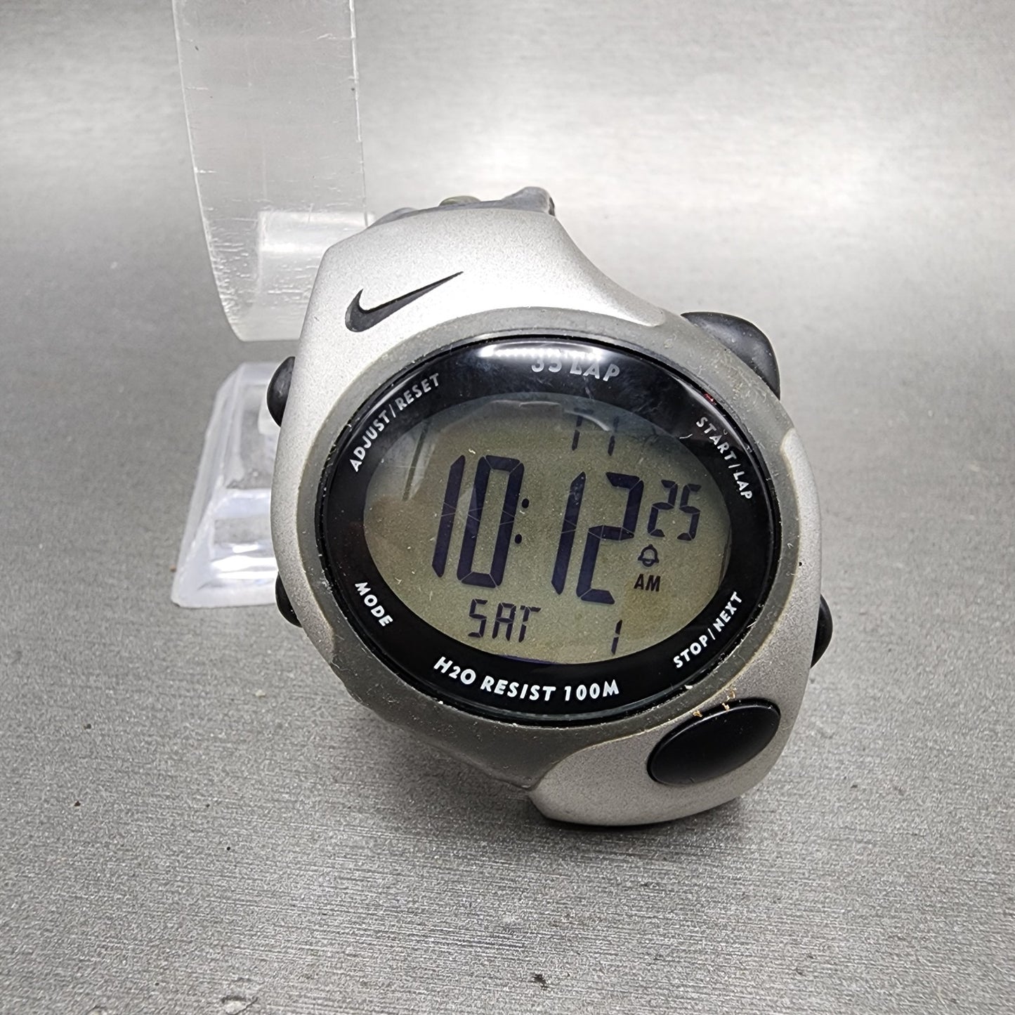 Nike Triax 35 Super Watch Men 44mm Digital Alarm Chronograph READ!!! New Battery0