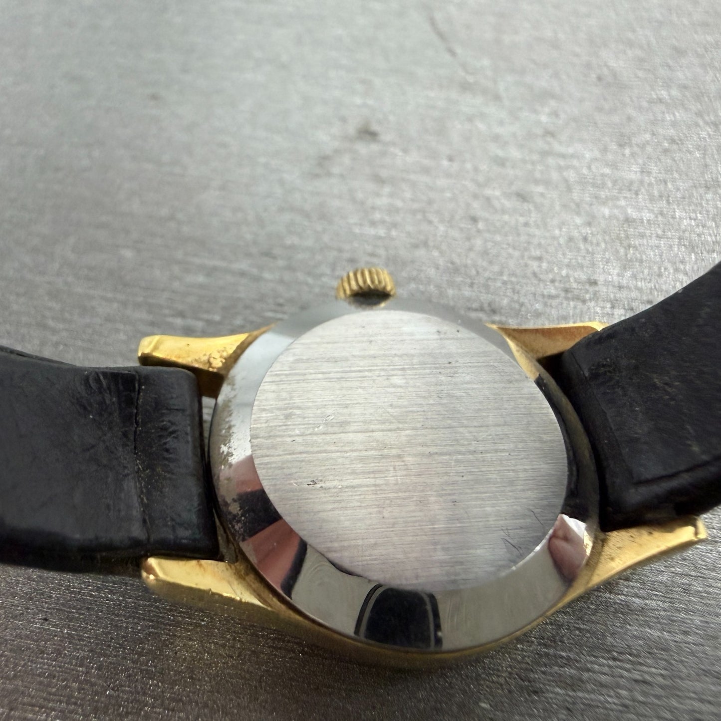 Omega De Ville Watch Women 23mm Gold Dial Gold Plated 511 347 Cal620 PARTS10