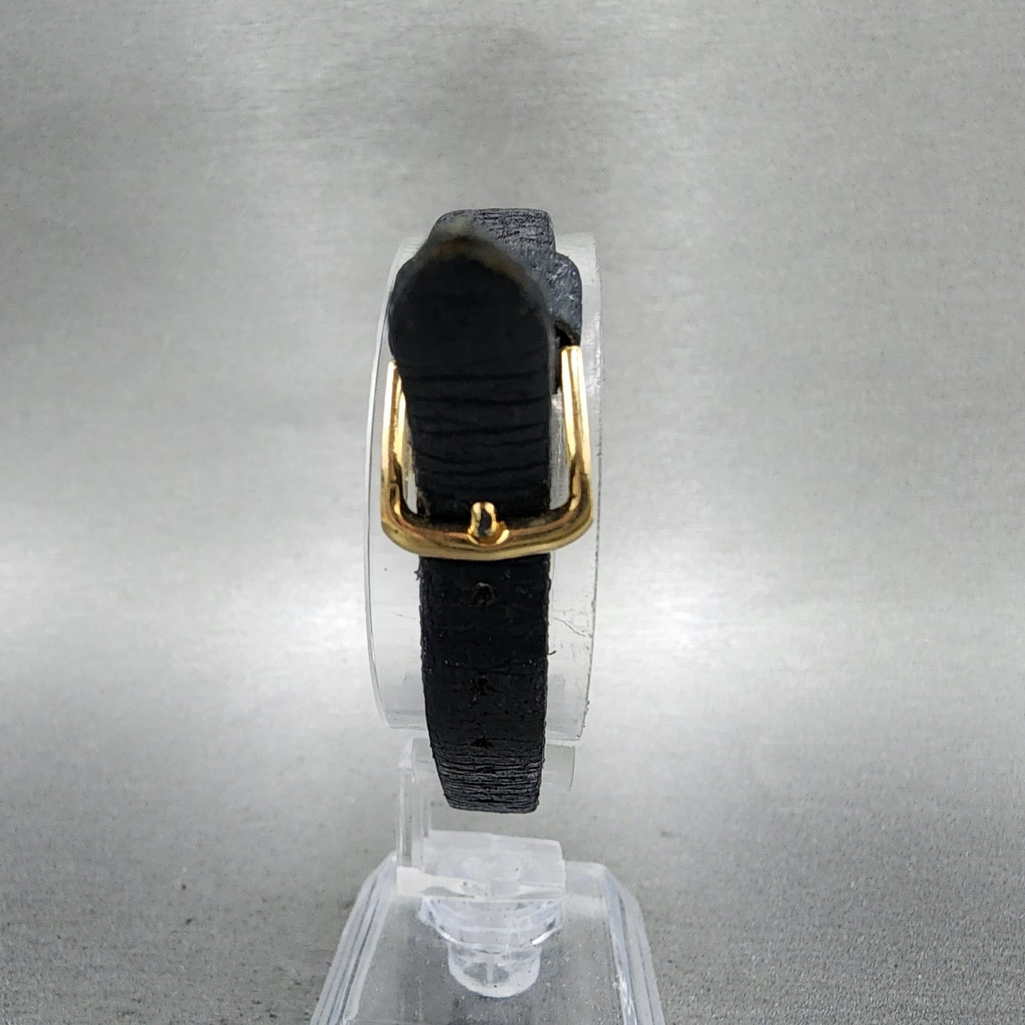 Citizen CQ Tank Watch Women 22mm Black Dial Gold Tone Rectangle New Battery7