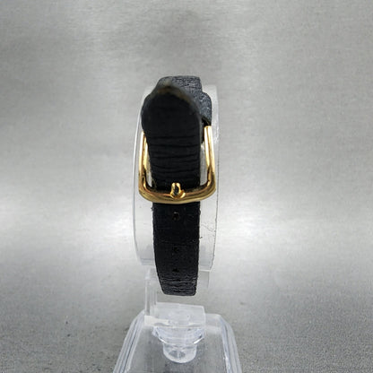Citizen CQ Tank Watch Women 22mm Black Dial Gold Tone Rectangle New Battery7