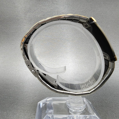 Rado Diastar Watch Men 23mm Gray Dial Black Tone Rectangle 153.0522.3 New Batt