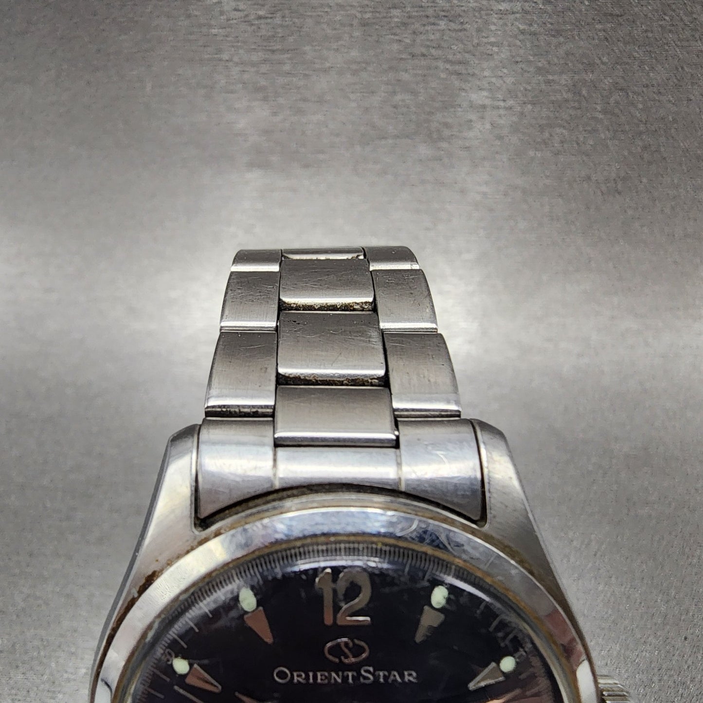 Orient Star Watch Men 38mm Blue Dial Steel Date Automatic Round Runs ER0MC04