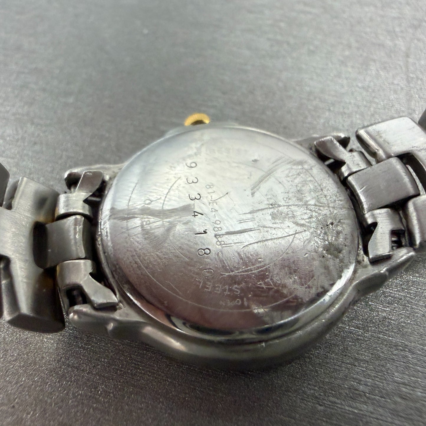 Movado Museum Watch Women 26mm Black Dial Two Tone Round 81-E4-9838 New Battery10