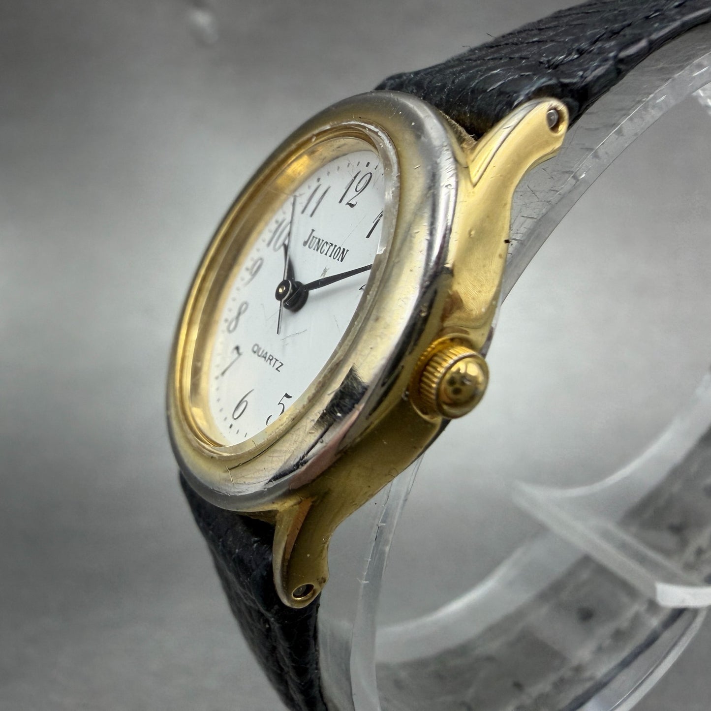 Citizen Junction Watch Women 21mm White Dial Gold Oval 5930-344596 New Battery2