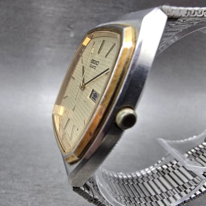 Seiko Watch Men 32mm Champagne Dial Two Tone Daydate 5933-5040 PARTS3