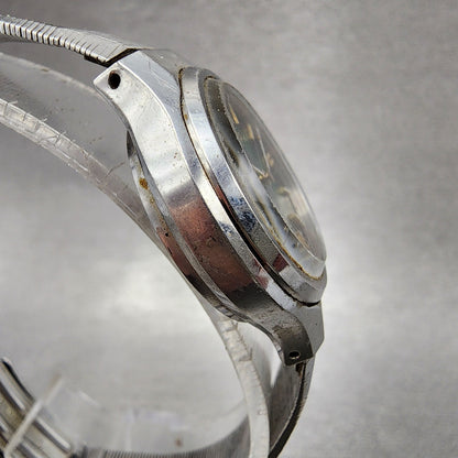 Seiko Automatic Watch Women 27mm Green Dial Silver Tone Round 24110060 Runs4