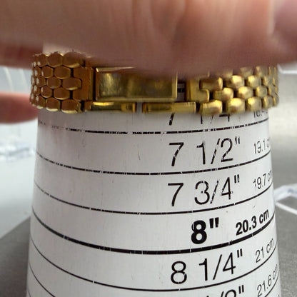 Citizen Watch Women 22mm Gold Dial Gold Tone Round 1020-S54554 New Battery VTG10