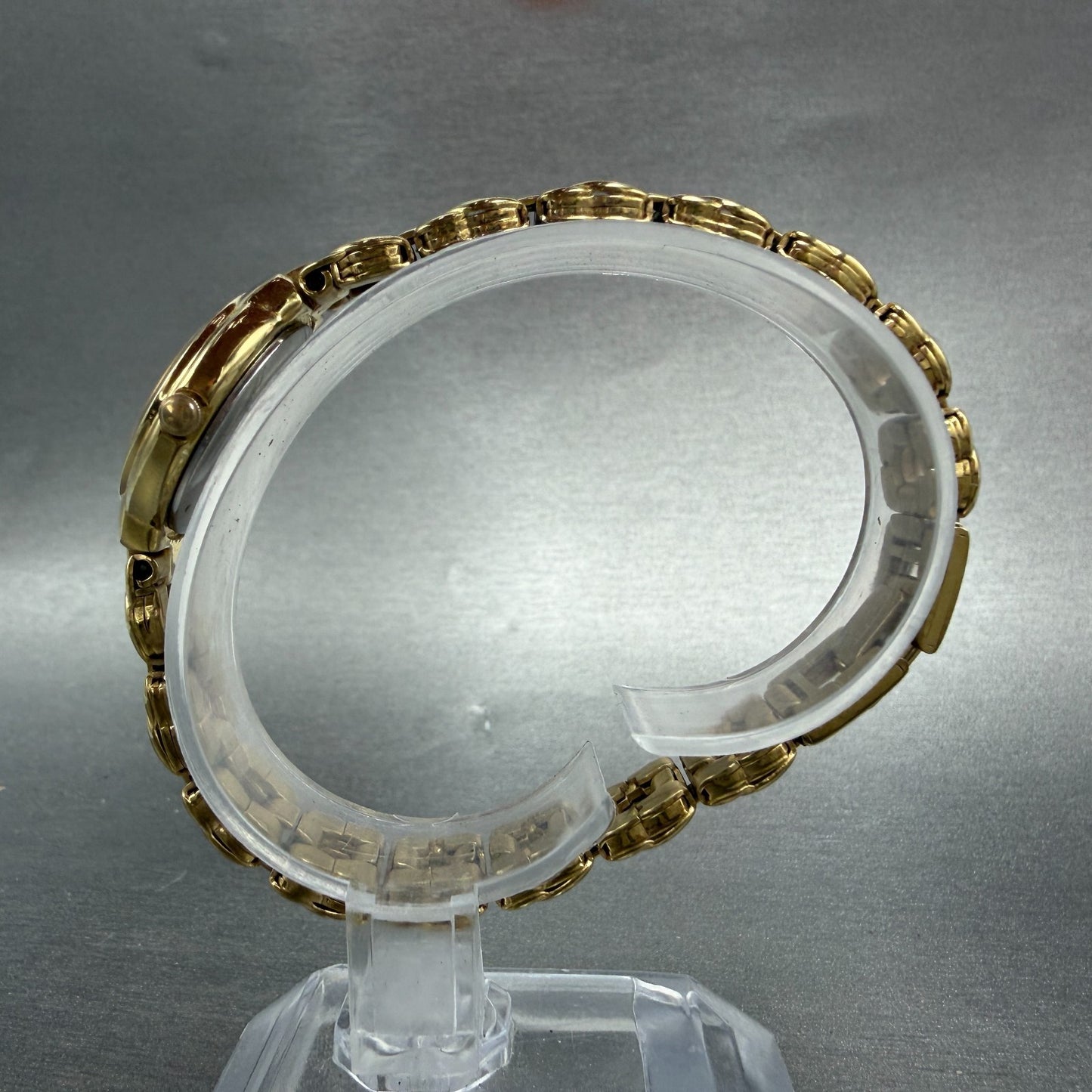 Citizen Watch Women 23mm Champagne Dial Gold Tone Round 5930-S021189 New Battery6