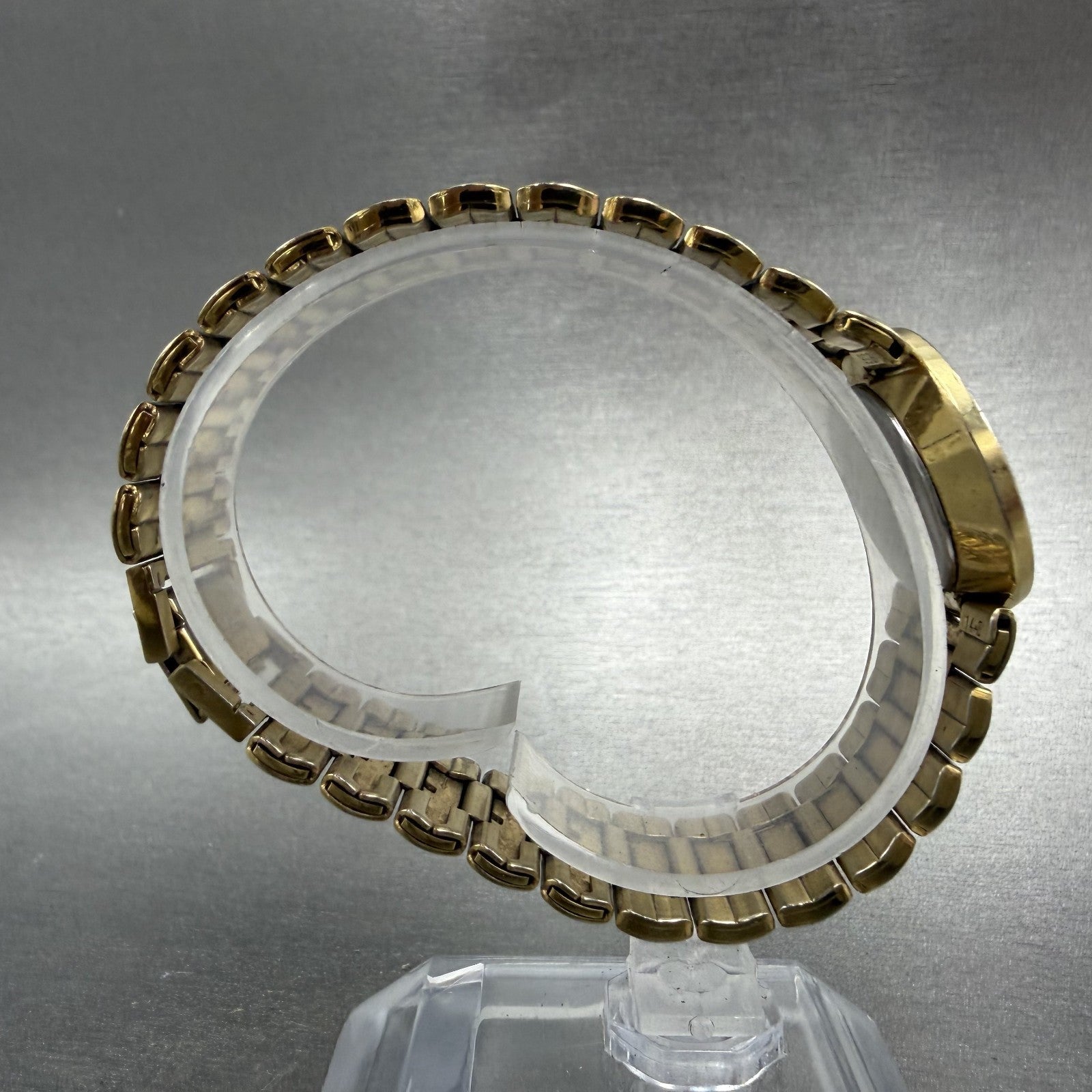 Seiko Watch Women 24mm Gold Dial Gold Tone Round Vintage 1N00-0B59 New Battery8
