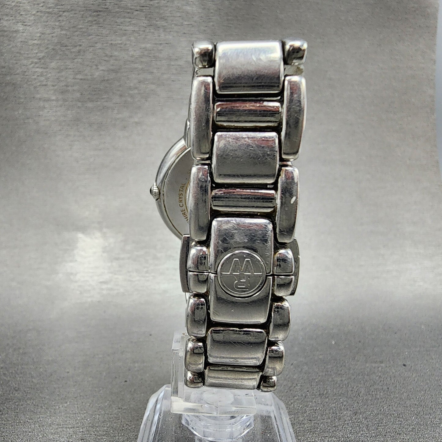 Raymond Weil Jasmine Watch Women 35mm White Dial Steel Diamond Bezel Date Works7