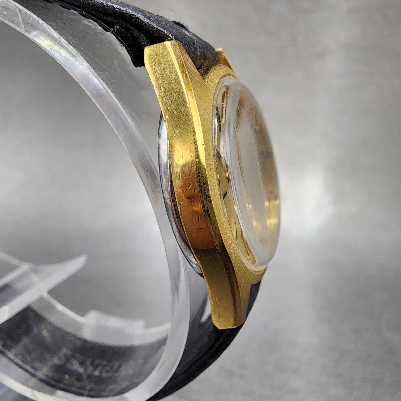 Longines Watch Women 23mm Gold Dial Gold Tone Manual Wind 1147 Runs VTG3