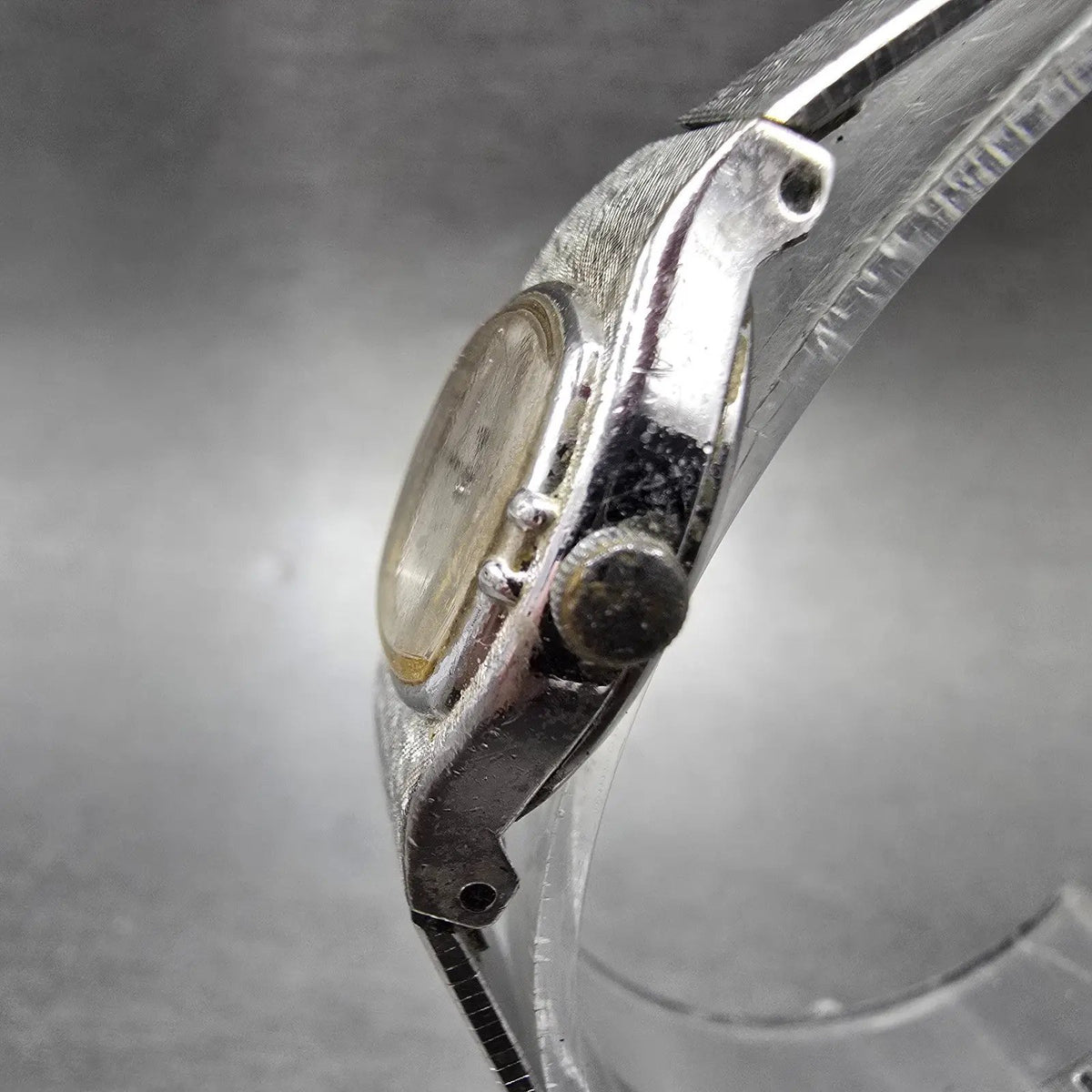 Citizen CQ Watch Women 16mm Silver Dial Silver Square 3220-891481  New Battery2