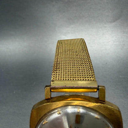 Hamilton Ricoh Electric Watch Men 35mm Champagne Dial Gold Asymmetrical PARTS5