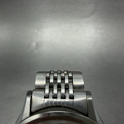 Seiko Business A Watch Men 38mm White Dial Silver Tone Daydate Automatic Runs 24