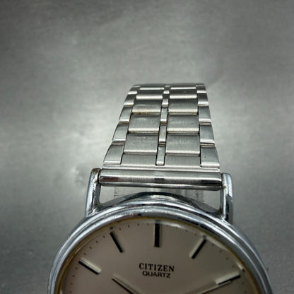 Citizen Riviere Watch Men 34mm Silver Dial Silver Tone 2030-204506 New Battery4