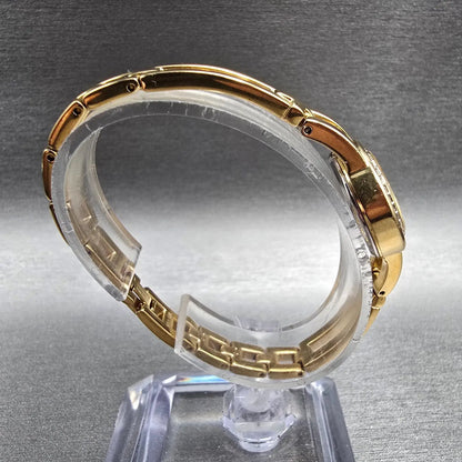 Citizen Watch Women 20mm Cream Dial Gold Tone Crystals 5920-S004705 New Battery8