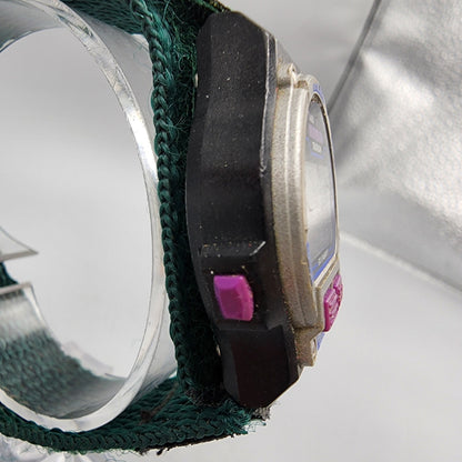VTG Timex Ironman Triathlon Watch Women 33mm Digital Alarm Chrono Black New Batt